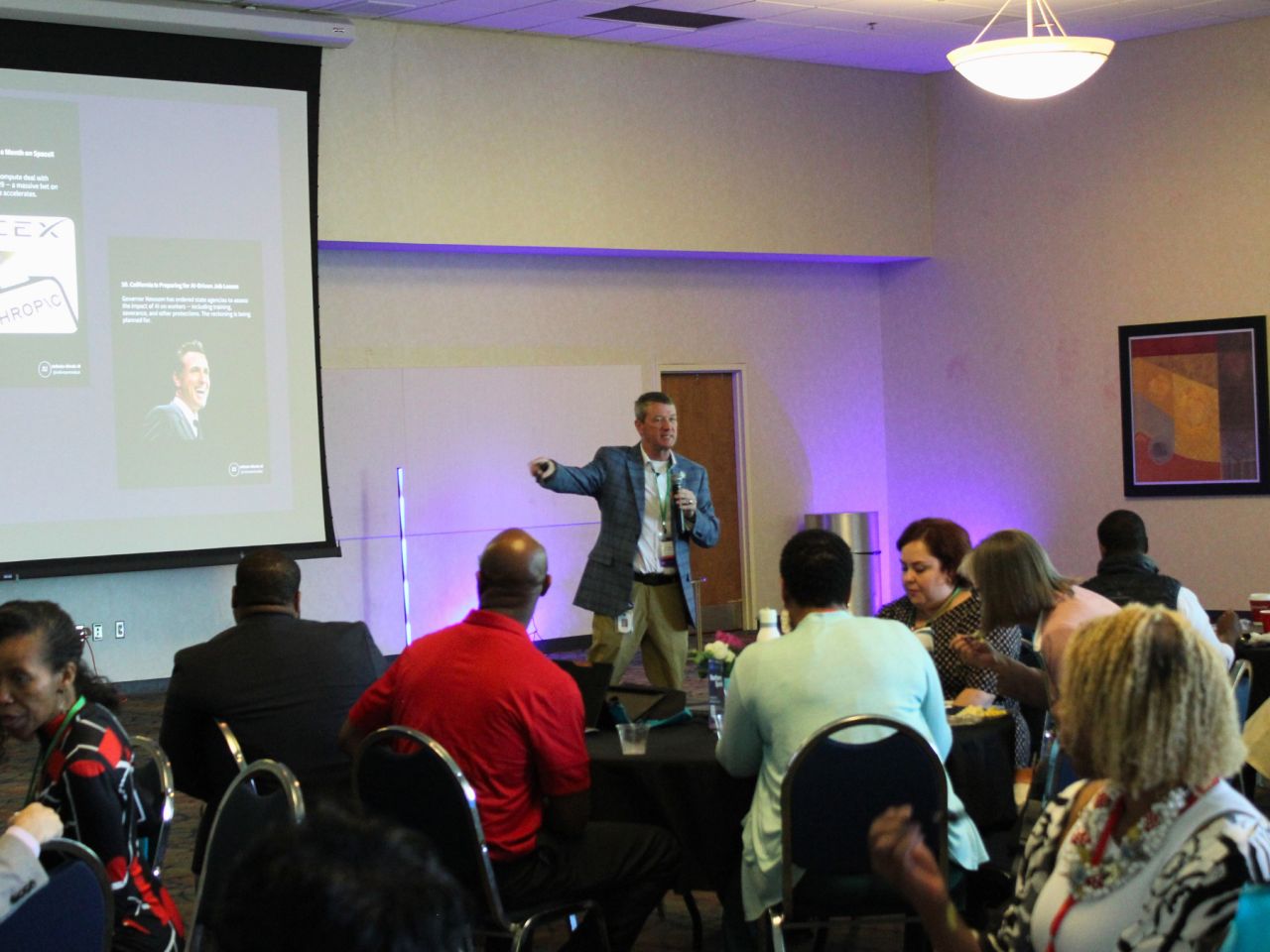 Chris Chism at a Mississippi AI collaboration event