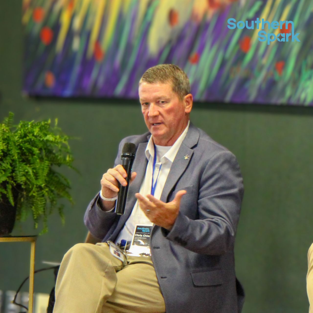 Chris Chism at Southern Spark conference